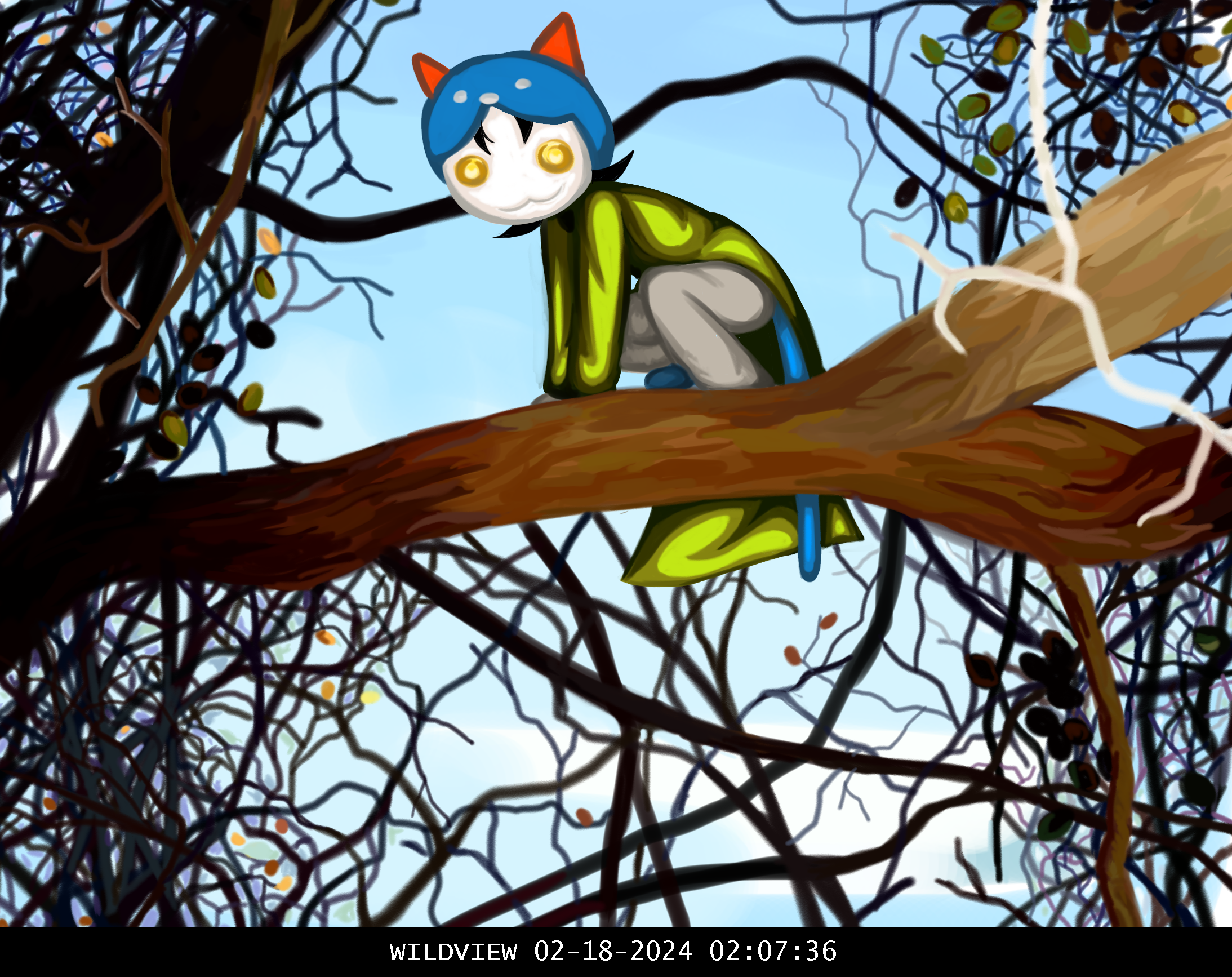 Nepeta in tree